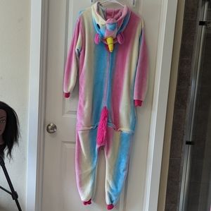 Unicorn Onesie costume Pajamas Size Medium